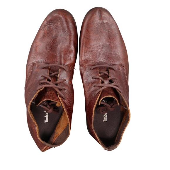 Timberland Shoes Mens 9 Yorkdale Chukka Leather Lace Up Streetwear Classic Brown main image 6